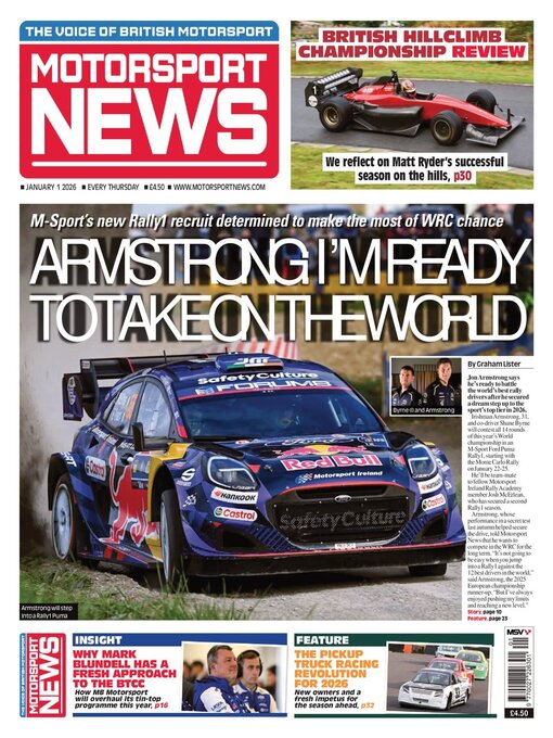 Title details for Motorsport News by Kelsey Publishing Ltd - Available